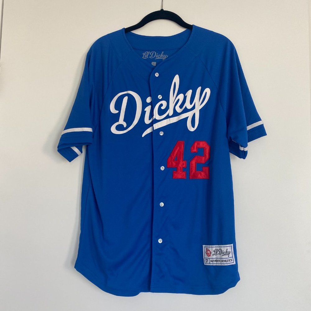 Lil Dicky Young Dick Dodger Style Jersey #42 - SM